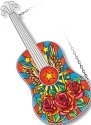 Amia 5214 Rock N Roll Guitar Instrument Suncatcher