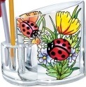 Amia 5256 Ladies in Red Pencil Holder