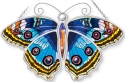 Amia 5305 Blue Pansy Butterfly Suncatcher