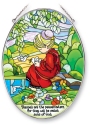 Amia 5409 Blessed Are The Peacemakers Large Oval Suncatcher