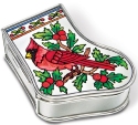 Amia 5891 Cardinal Stocking Jewelry Box