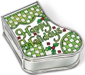 Amia 5897 Happy Holidays Stocking Jewelry Box