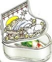 Amia 5898 Baby Jesus Manger Stocking Jewelry Box