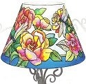 Amia 6317 Nature's Classic Beauty Candle Lamp Shade Only