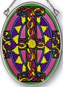 Amia 7134 Purple Jeweled Small Oval Suncatcher