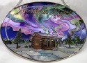 Special Sale SALE7414 AMIA Glass 7414 Northern Lights Medium Oval Suncatcher