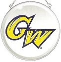 Amia 7506 George Washington University Beveled Medium Circle Suncatcher