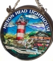 Amia 7508 Hilton Head Lighthouse Small Circle Suncatcher