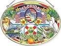 Amia 7752 Florida Large Oval Suncatcher