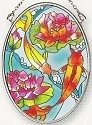 Amia 8263 Goldfish Small Oval Suncatcher