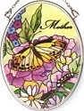 Amia 8452 Mother Small Oval Suncatcher