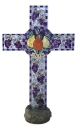 Amia 8818 Pears and Grapes Joy Cross With Base