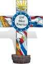 Amia 8846 God Bless Small Circle Suncatcher