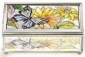 Amia 8980 Daisy Butterfly Medium Jewelry Box