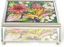 Amia 8987 Tropical Floral Large Jewelry Box