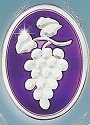 Amia 9208 Grape Beveled Suncatcher