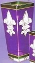 Amia 9278 Fleur de Lis Large Vase - Flared