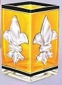 Amia 9297 Gold Votive Fleur de Lis