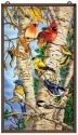 Amia 9749 Songbird Favorites Glass Panel