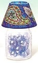 Amia 9903 Navy Paisley Jar