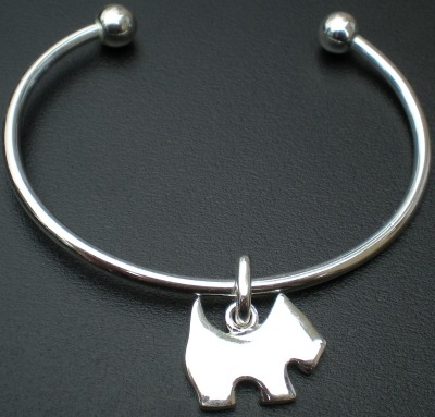 Jewelry - Fashion BRCScotteSlver2 Scottish Terrier Dog Bracelet