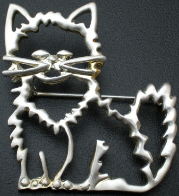 Jewelry - Fashion PNCatOutlne Cat Outline Pin Brooch