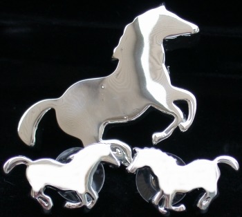 Jewelry - Fashion SETHorseSlver1 Horse Set Pin and Earrings