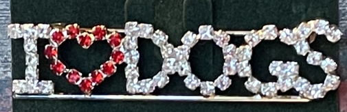 Jewelry - Fashion PINDog1 I Love Heart Dogs Rhinestone Crystal Pin