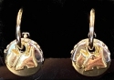 Jewelry - Fashion EARDog2 Scottie Scottish Terrier Dog Gold Tone on Silver Tone Pierced Earrings