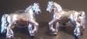 Jewelry - Fashion EARHorse2 Silver Tone Running Horse Pierced Earrings Bronco Mustang Arabian