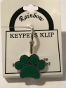 Jewelry - Fashion KEYPaw1 Green Pawprint Key Finder Clip For Purse