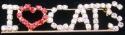 Jewelry - Fashion PINCat18 I Love Heart Cats Rhinestone Crystal Pin