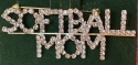 Jewelry - Fashion PINSoftball1 Softball Mom Rhinestone Crystal Pin All Stars Travel Ball NCAA