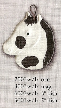 August Ceramics 5003WB White & Black Soapdish