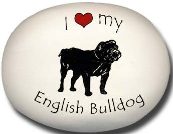 August Ceramics 70EB English Bulldog Paperweight