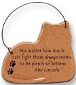 Special Sale SALE2098D August Ceramics 2098 D Ornament - No matter how much cats fight there always see to be plenty of...