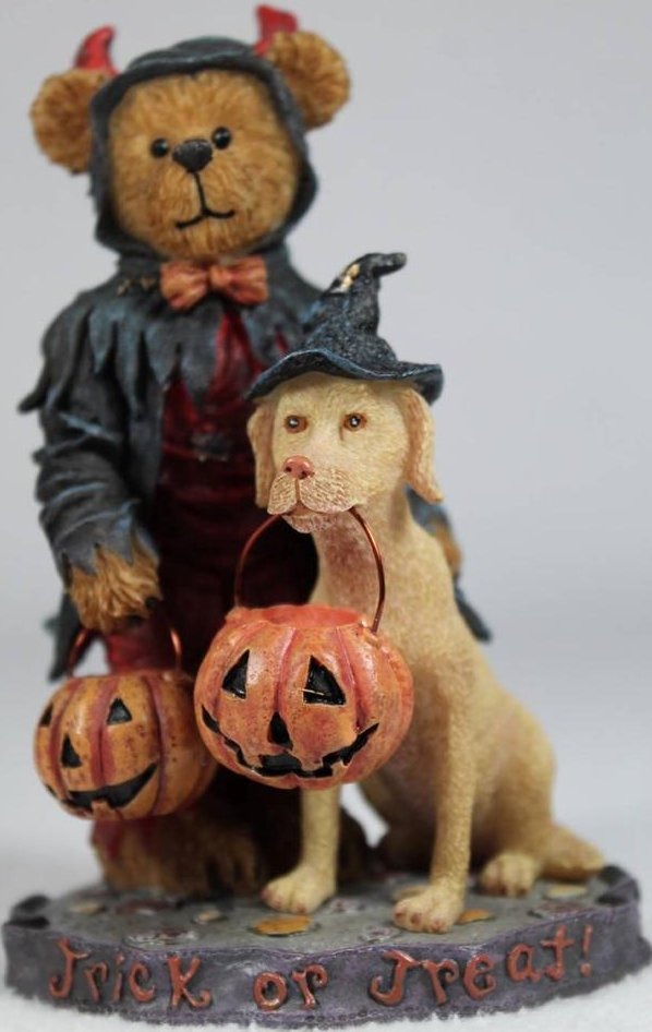 Boyds 'Timmy T Spookelbeary W/Jake' Halloween Trick or Treat  #4022265  RET  NIB 