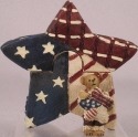 Boyds Bears Collection 4020912 Patriotic Star Puzzle Box with Emma Spangles