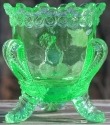 Boyd's Crystal Art Glass FMNPeridot Forget Me Not Toothpick Holder Peridot