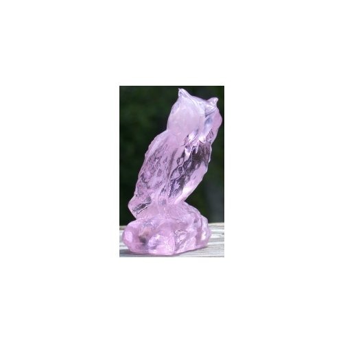 Boyd's Crystal Art Glass BYDOWLCottonCandy Owl Cotton Candy