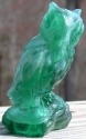 Boyd's Crystal Art Glass BYDOWLKeyLime Owl Key Lime