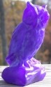 Boyd's Crystal Art Glass OWLOlympicBlueStn Owl Olympic Blue Satin