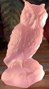Boyd's Crystal Art Glass BYDOWLPearlyPinkStn Owl Pearly Pink Satin