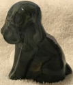 Boyd's Crystal Art Glass PDWalnutGreenSlag Pooche Walnut Green Slag