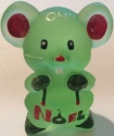 Special Sale SALEWMAloeStnHPXmas Boyd's Crystal Art Glass WMAloeStnHPXmas Willie Mouse Aloe Satin HP 2004 Christmas