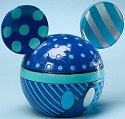 Disney by Britto 4021838 Mickey Ears Box Blue Covered Box