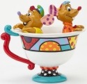 Britto Disney 4044110 Jaq and Gus in Tea Cup F