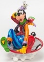 Britto Disney 4046359 Goofy in Disk Sled