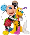 Britto Disney 6007094 Mickey and Pluto Figurine