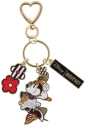 Disney by Britto 6013542 Midas Minnie Metal Key Chain Set of 2
